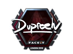 Aufkleber (dupreeh Glanz London 2018)