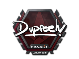 Samolepka (dupreeh London 2018)