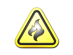 Aufkleber (Flammable Glanz)