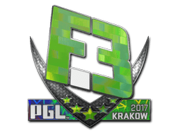Naklejka (Flipsid3 Tactics holograficzna Kraków 2017)