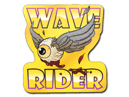 สติกเกอร์ (Fools Gold Wave Rider)