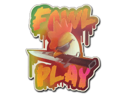 ステッカー (Fowl Play ホログラム)