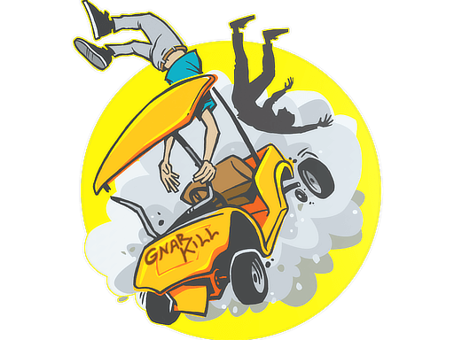 Klistremerke (Golf Cart)
