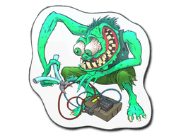 สติกเกอร์ (Green Bombster)