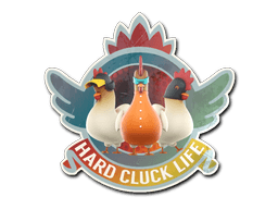 Samolepka (Hard Cluck Life holografická)