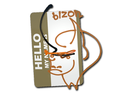 Aufkleber (Hallo PP-Bizon)