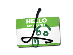 Aufkleber (Hallo SG 553)