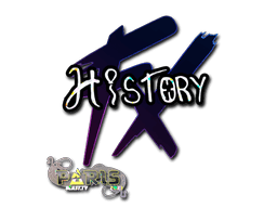 Aufkleber (History Glitzer Paris 2023)