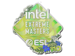 Naklejka (IEM holograficzna Rio 2022)