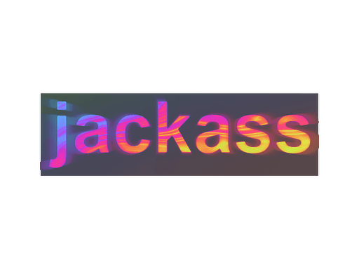 Klistremerke (Jackass Holo)