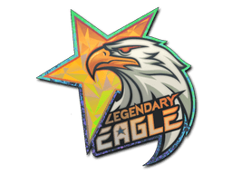 Adesivo (Aquila Leggendaria Olografico)