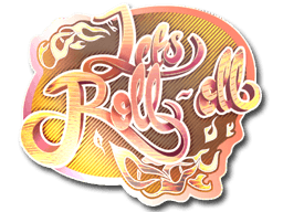 สติกเกอร์ (Let's Roll-oll โฮโล)