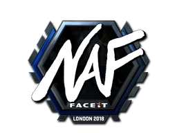 Aufkleber (NAF Glanz London 2018)