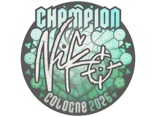 Klistermærke (NiKo Champion Cologne 2026)