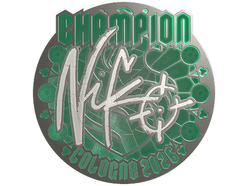 Klistermærke (NiKo Foil, Champion Cologne 2026)