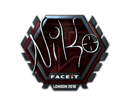 Aufkleber (NiKo Glanz London 2018)