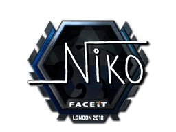Aufkleber (niko Glanz London 2018)
