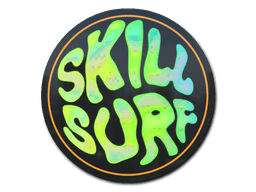 สติกเกอร์ (Ocean Sunset Skill Surf โฮโล)