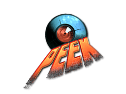 Klistermærke (Peek Me folie)