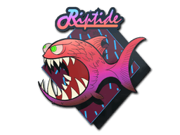 สติกเกอร์ (Pink Jaggyfish)