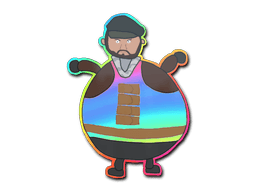Samolepka (Poorly Drawn Balkan holografická)