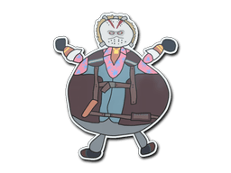 Samolepka (Poorly Drawn Bloody Darryl)