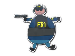 Samolepka (Poorly Drawn FBI)