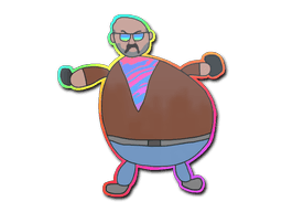 Samolepka (Poorly Drawn Leet Crew holografická)