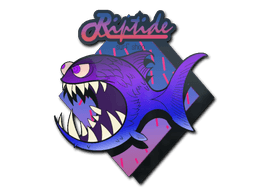 สติกเกอร์ (Purple Jaggyfish)