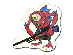สติกเกอร์ (Red Cyclawps)