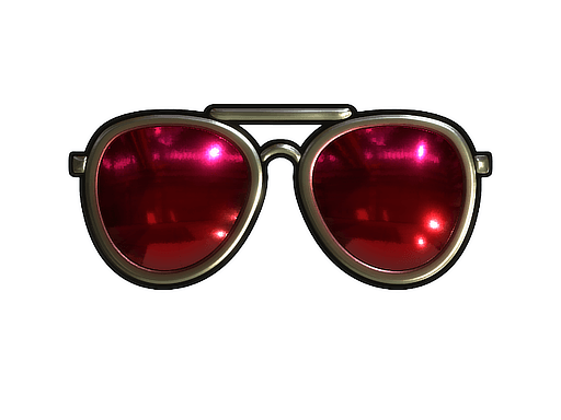 Klistermærke (Red Shades folie)