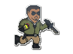 Samolepka (Retro Leet)
