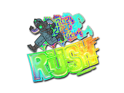 Naklejka (Rush 4x20 holograficzna)