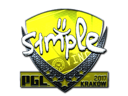 Aufkleber (s1mple Glanz Krakau 2017)