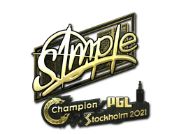 s1mple (Gold) Stockholm 2021