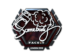 Aufkleber (somebody Glanz London 2018)
