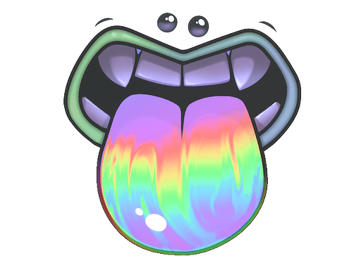 Klistermærke (Taste Buddy holo)