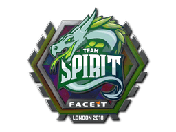 Naklejka (Team Spirit holograficzna Londyn 2018)
