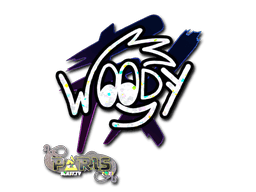 Aufkleber (WOOD7 Glitzer Paris 2023)