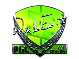 Naklejka (WorldEdit foliowana Kraków 2017)