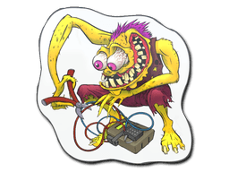 สติกเกอร์ (Yellow Bombster)